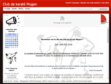 Tablet Screenshot of karatemugen.com